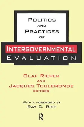 Crozier / Rieper / Rist |  Politics and Practices of Intergovernmental Evaluation | Buch |  Sack Fachmedien