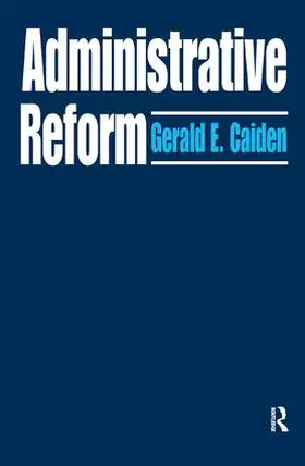 Caiden |  Administrative Reform | Buch |  Sack Fachmedien