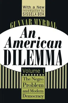 Myrdal |  An American Dilemma | Buch |  Sack Fachmedien