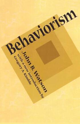 Watson |  Behaviorism | Buch |  Sack Fachmedien