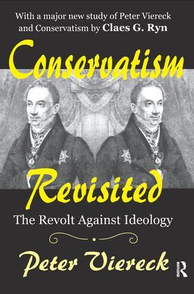 Viereck |  Conservatism Revisited | Buch |  Sack Fachmedien