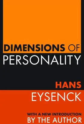 Rein / Eysenck |  Dimensions of Personality | Buch |  Sack Fachmedien