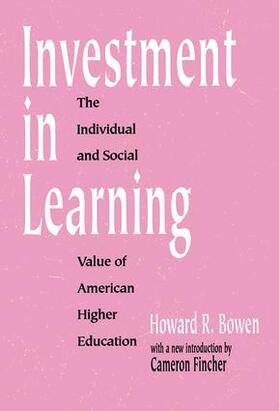 Bowen |  Investment in Learning | Buch |  Sack Fachmedien