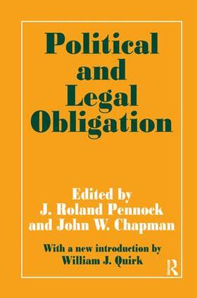 Pennock |  Political and Legal Obligation | Buch |  Sack Fachmedien