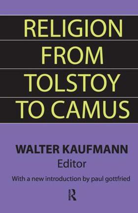 Kaufmann |  Religion from Tolstoy to Camus | Buch |  Sack Fachmedien