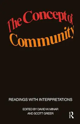 Greer |  The Concept of Community | Buch |  Sack Fachmedien