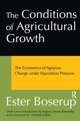 Boserup |  The Conditions of Agricultural Growth | Buch |  Sack Fachmedien