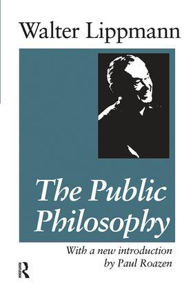 Eysenck / Lippmann |  The Public Philosophy | Buch |  Sack Fachmedien