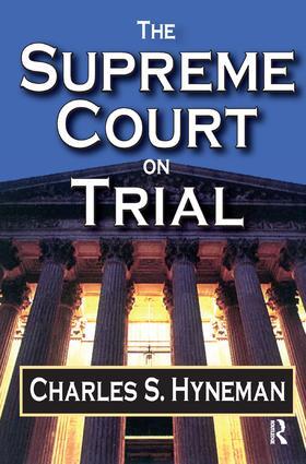 Listokin / Hyneman |  The Supreme Court on Trial | Buch |  Sack Fachmedien