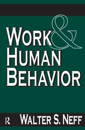 Neff |  Work and Human Behavior | Buch |  Sack Fachmedien