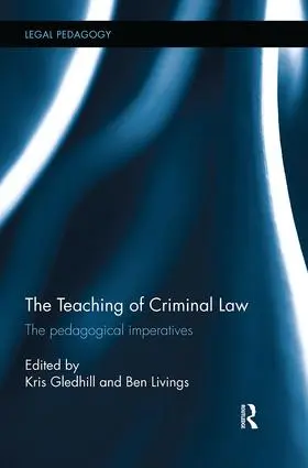 Gledhill / Livings |  The Teaching of Criminal Law | Buch |  Sack Fachmedien