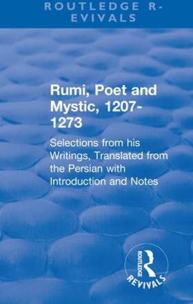 Jalal al-Din Rumi |  Revival: Rumi, Poet and Mystic, 1207-1273 (1950) | Buch |  Sack Fachmedien