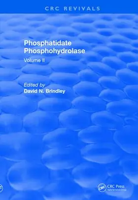 Brindley |  Phosphatidate Phosphohydrolase (1988) | Buch |  Sack Fachmedien