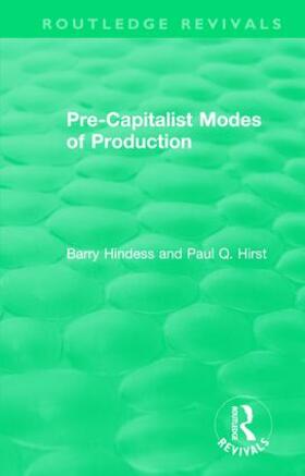 Hirst / Hindess |  : Pre-Capitalist Modes of Production (1975) | Buch |  Sack Fachmedien