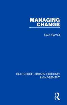 Carnall |  Managing Change | Buch |  Sack Fachmedien