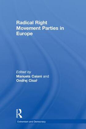 Caiani / Císar |  Radical Right Movement Parties in Europe | Buch |  Sack Fachmedien