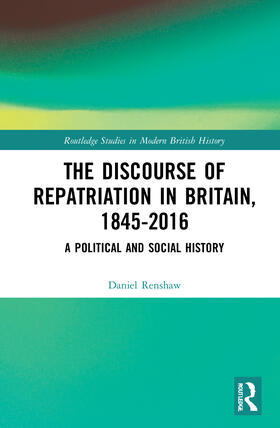 Renshaw |  The Discourse of Repatriation in Britain, 1845-2016 | Buch |  Sack Fachmedien