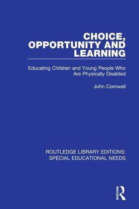 Cornwall |  Choice, Opportunity and Learning | Buch |  Sack Fachmedien