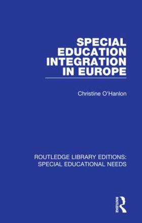 O'Hanlon |  Special Education Integration in Europe | Buch |  Sack Fachmedien