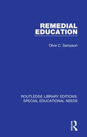 Sampson |  Remedial Education | Buch |  Sack Fachmedien