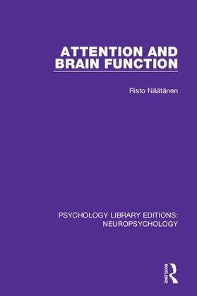 Näätänen |  Attention and Brain Function | Buch |  Sack Fachmedien