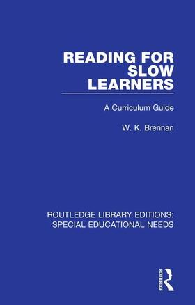 Brennan |  Reading for Slow Learners | Buch |  Sack Fachmedien