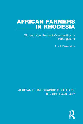Weinrich |  African Farmers in Rhodesia | Buch |  Sack Fachmedien