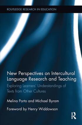Porto / Byram |  New Perspectives on Intercultural Language Research and Teaching | Buch |  Sack Fachmedien