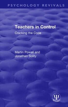 Powell / Solity |  Teachers in Control | Buch |  Sack Fachmedien