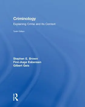 Brown / Esbensen / Geis |  Criminology | Buch |  Sack Fachmedien