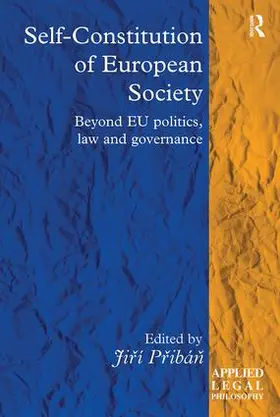 Pribán |  Self-Constitution of European Society | Buch |  Sack Fachmedien