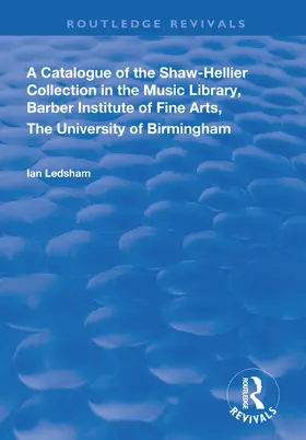 Ledsham |  A Catalogue of the Shaw-Hellier Collection | Buch |  Sack Fachmedien