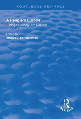 Konstadinidis |  A People's Europe | Buch |  Sack Fachmedien