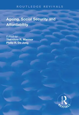 Marmor / De Jong |  Ageing, Social Security and Affordability | Buch |  Sack Fachmedien