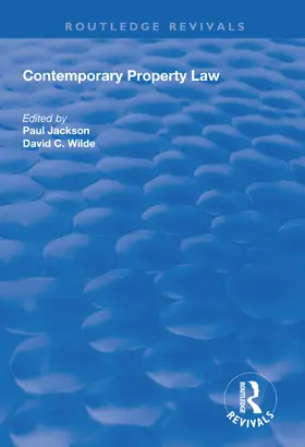 Jackson / Wilde | Contemporary Property Law | Buch | 978-1-138-61119-1 | sack.de