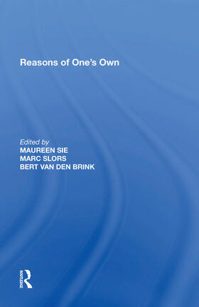 Slors |  Reasons of One's Own | Buch |  Sack Fachmedien