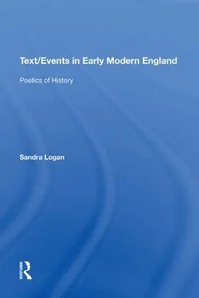 Logan |  Text/Events in Early Modern England | Buch |  Sack Fachmedien