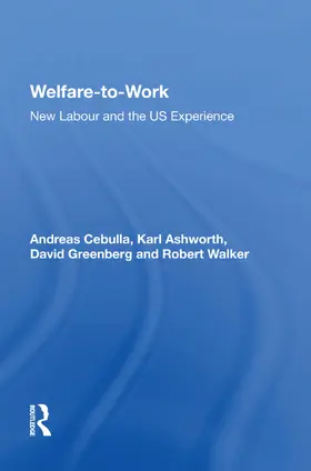 Cebulla |  Welfare-to-Work | Buch |  Sack Fachmedien