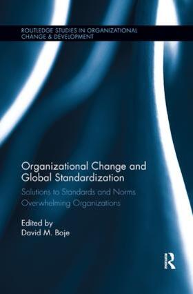 Boje |  Organizational Change and Global Standardization | Buch |  Sack Fachmedien