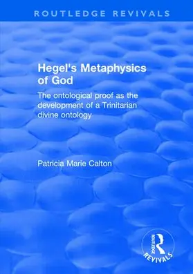 Calton |  Hegel's Metaphysics of God | Buch |  Sack Fachmedien