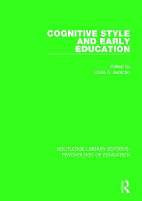 Saracho |  Cognitive Style in Early Education | Buch |  Sack Fachmedien