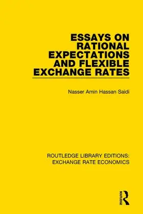 Saidi |  Essays on Rational Expectations and Flexible Exchange Rates | Buch |  Sack Fachmedien