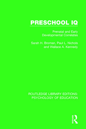 Broman / Nichols / Kennedy |  Preschool IQ | Buch |  Sack Fachmedien