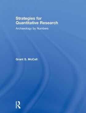 McCall |  Strategies for Quantitative Research | Buch |  Sack Fachmedien