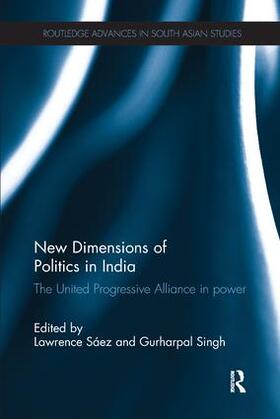 Saez / Singh | New Dimensions of Politics in India | Buch | 978-1-138-63565-4 | sack.de