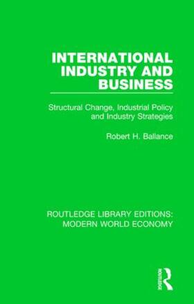 Ballance |  International Industry and Business | Buch |  Sack Fachmedien