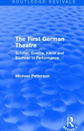 Patterson |  The First German Theatre | Buch |  Sack Fachmedien