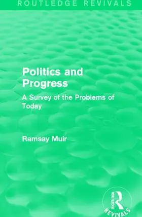 Muir |  Politics and Progress | Buch |  Sack Fachmedien