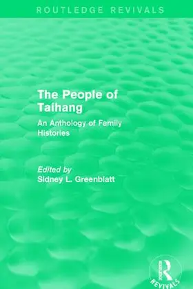 Greenblatt |  The People of Taihang | Buch |  Sack Fachmedien