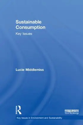 Middlemiss |  Sustainable Consumption | Buch |  Sack Fachmedien